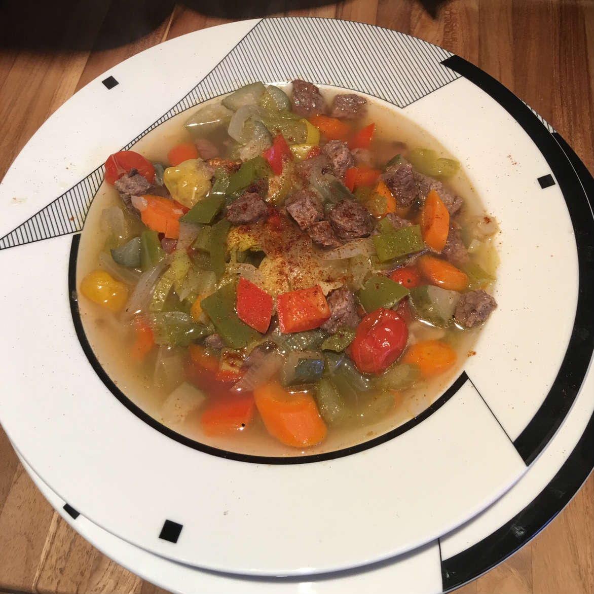 Photo of homemade soup